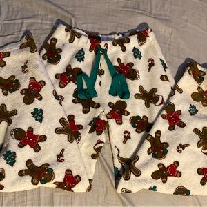 Cozy Gingerbread Pajamas - White